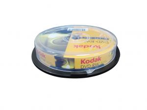 KODAK DVD-RW 4x 4.7GB 10-Pack Cakebox-Front 2