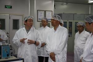 Party Secretary Li Gongle visited the company in June 7, 2016